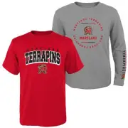 Outerstuff NCAA Youth (8-20) Maryland Terrapins Club 3 in 1 T-Shirt Combo Pack