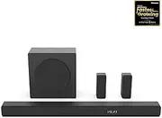 [Hisense] HS5100 5.1Ch Sound Bar with Wireless Subwoofer, 540W, Dolby Digital Plus, Bluetooth 5.3, EzPlay, Roku TV Ready, DTS: X, HDMI/AUX/ARC/Optical/USB (HS5100, 2024 Model)