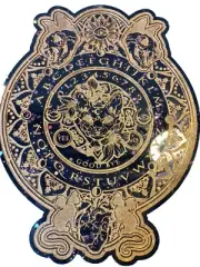 Ouija Board, Round, Cat Details- Custom Made 9"