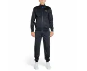 Ea7 Emporio Armani Black Polyester Sweatsuit