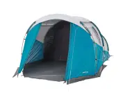 DECATHLON QUECHUA Family Tent 4 Person - Arpenaz 4.1 Fresh & Black - Deep Petrol Blue, 8492957