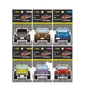 6 x Car Air Freshener Vanilla Lemon Lavender Strawberry Scent Hanging Car Home