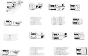 11Pcs Presser Feet, Sewing Machine Kit Household DIY Spare Parts Accessories for Sewing Machine Brother Singer Janome Toyota,Professional Presser Feet Set Multifunction Sewing