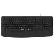 Rapoo NK1900 Wired Keyboard, Entry Level, Laser Carved Keycap, Spill-Resistant