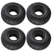 4pcs 1.9" Rubber Wheel Tire Tyre for Traxxas TRX4 Axial SCX10 90046 1/10 RC Car