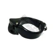 34.9 Braze On Front Derailleur Clamp Band Adapter for 34.9mm frame tube Black