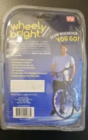 JML Wheely Bright LED Bike Lights Blue 2 pack - Fits Two Wheels