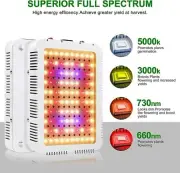 Double Chip 1000W LED Grow Light Full Spectrum Growing Lamp With UV