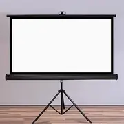 Projection Screen Stand, Indoor Projector Screen, Freestanding Flexible Movie Screen for Home Theater/Backyard Theater/Parties/Camping(203x117cm/80x46in)