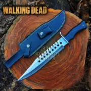 Walking Dead Knife: Custom Negan Bowie Replica Knife Full Tang Fixed Blade 17"