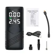 Car Electric Air Mini Tire Inflator 150PSI Portable Air Compressor Bike