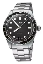 Oris Divers Sixty-Five 12H Automatic Steel Black Dial Men Watch 400 7772 4054-MB