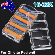 for Gillette Fusion5 Razor Blades Men Precision Trimmer 16/32PCS Refill Blades