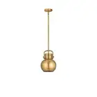 Innovations Newton Metal Sphere 8" Stem Pendant, BB/BBM - 410-1SS-BB-M410-8BB