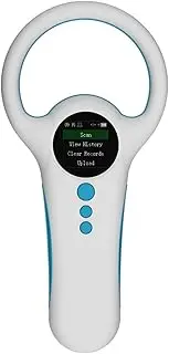 Labymos Handheld Portable Animal Chip Scanner 1.4inch TFT LCD Display Chip Reader Animal Tags Scanner Support EMID FDX-B(ISO11784/85) Label Format with Buzzer and 500 Data Storage Function for