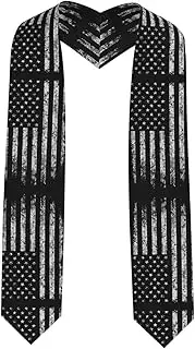 [SKKNT] American Camouflage Print Graduation Shawl Stole For Academic Commencements Honor Sash Congratulations Gift
