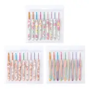 9Pcs Ergonomic Crochet Hook 2mm-6mm for Beginner Adult Knitting Sweater Bag