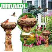 Resin Birdbath Polyresin Antique Garden Bird Bath For Home Garden Yard