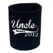 Uncle Since 2012 - Funny Novelty Stubby Holder