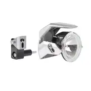 KiWAV 2.75" Driving Light H3 12V 55W Silver Shield M6 Bolt Hole Bracket ε