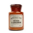 Paddywax - Apothecary 8 oz. Amber Glass Candle Vetiver & Cardamon