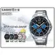 CASIO 時計屋 卡西歐手錶 MTP-1374D-2A 男錶 指針錶 不鏽鋼錶帶 黑藍 礦物玻璃鏡面 保固 附發票