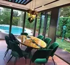 Oval Green Epoxy Resin Table Top Decor Loved Ones Gifts Unique Gifts Decorates