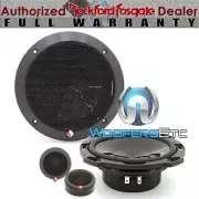 ROCKFORD FOSGATE P16-S 6.5" 60W RMS COMPONENT SPEAKERS 1" PEI DOME TWEETERS NEW