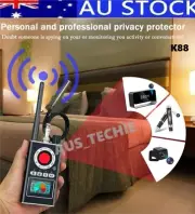 ✅AU K88 CCTV RF BUG DETECTOR FREQUENCY SCANNER SWEEPER GSM CDMA GPS TRACKER FIN8