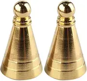 SEWACC 2pcs Tools Brass Tower Incense Mold Tea Room Decor DIY Accessory Incense Cone Molds Burner Tool Brass Incense Shaping Mould Incense Mould Incense Forming Moulds Decorate Modeling