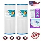 High-Efficiency Hot Tub Filter Set - 50 sq.ft Filtration, Easy Clean, 2 Pack