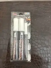 48023-3A Bistro Chalk Marker 3 Tip Sizes White