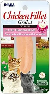 Inaba Chkn Fillet In Crab Broth (Cat Treat) 6X25G