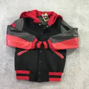 Opening Ceremony Jacket Mens Small Global Varsity Bomber Patch Red Eagles Collar