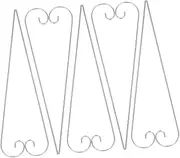 10 Pack Garden Hooks Weatherproof Iron Rods for Outdoor Decor Shepherd Hooks for Hanging Lanterns Plant Markers Heavy Duty Metal Hooks