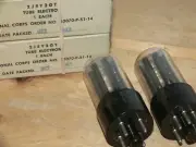2 NIB RCA 5Y3GT Tubes (USA) JAN 1952-SAME CODE