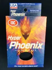 100 KMC HYPER PHOENIX (BLACK) SLEEVES! Pokemon / MTG Standard Deck Cards Size