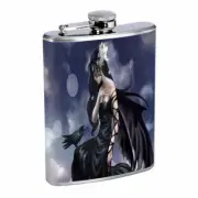 Hot Anime Witches D7 Flask 8oz Stainless Steel Hip Drinking Whiskey