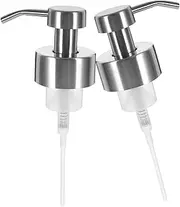ETHZZLE 2pcs Foam Soap Dispenser Pump for Soap Dispenser Soap Dispenser Pump Soap Pump Dispenser Pump Head for Shampoo Bottle Pumps for Shampoo Bottles Stainless Steel Pump Head