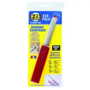 EZE-LAP EZE-Fold591 - Oval Foldable Diamond Sharpener (Fine 600 Grit, With Red H