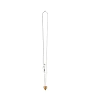 heart-shaped cowrie shell necklace M Multicolor