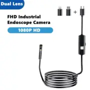 Dual Lens Endoscope Inspection Camera For iPhone iPad Samsung Android Borescope