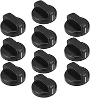 eMagTech 10pcs 8mm Plastic Gas Hob Knobs Round Half Shaft Cooker Control Switch Stove Repair Accessories for Kitchen Cooker Gas Stove Oven Cooktop