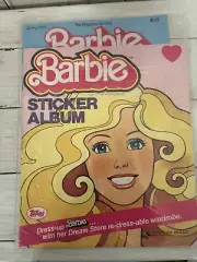 Vtg Barbie Sticker Album ‘83 & Barbie Magazine Spring ‘84 Unopened Packaging