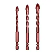 Precision Cutting Drill Bit Set for Wood Metal Concrete Tile Glass 6/8/10mm