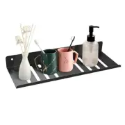Small Folding Wall Shelf, 1 Pcs 12 Inch Black Floating Shelve, Floating