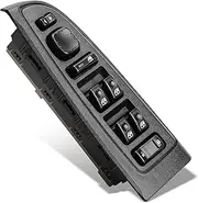 15883323 Front Driver Side Master Power Window Switch with Bezel Cover Fits for 2003-2007 Chevrolet Silverado Tahoe Suburban Avalanche, GMC Sierra Yukon XL, Cadillac Escalade, 901-075, DWS-220