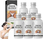 Snow Bleach Cream for Private Part Underarm Whitening,Face and Body Skin Lightening Bleaching Cream,Dark Skin Bleaching Cream for Dark Spots (5pcs)