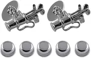 [Select Gifts] Sterling silver golf bag & clubs Cufflinks Shirt Dress Studs Gift Set