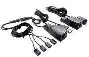 Premium IR Remote Over Cat5 Cat6 RJ45 Cable Range Extender Kit 4 IR Blasters